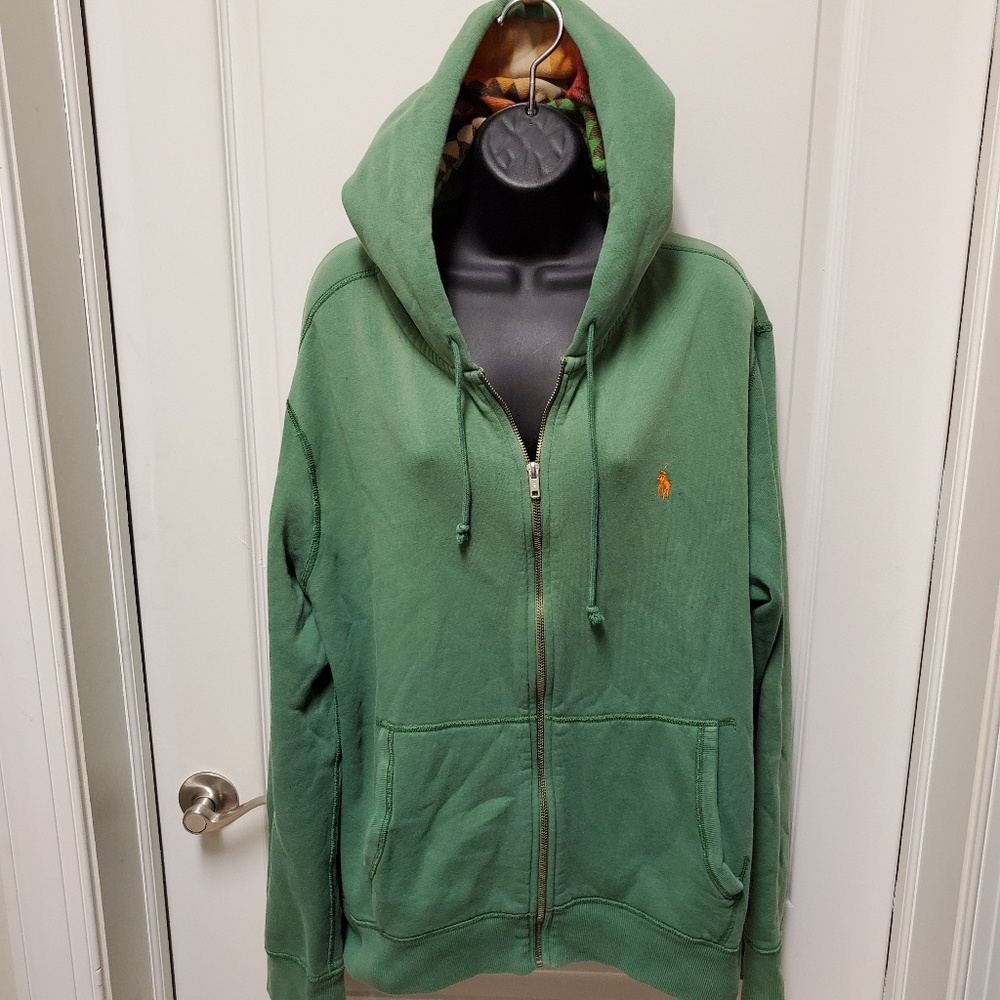 Ralph Lauren Polo Zip Up Hoodie size XL